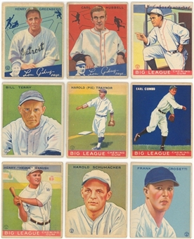 1933-1940 Goudey and Assorted Brands "Grab Bag" Collection (35 Different) Including Hall of Famers
